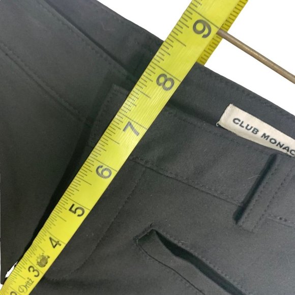 Club Monaco Black Career Dress Straight Leg Pants Size 00 - Picture 5 of 9